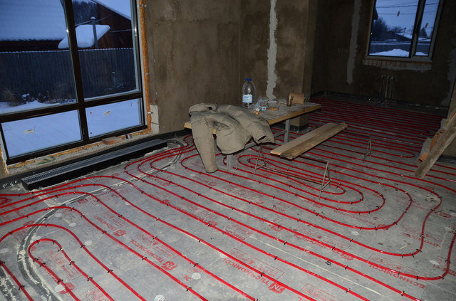 Каскад из 2-х конденсационных котлов Vaillant в д. Заречье