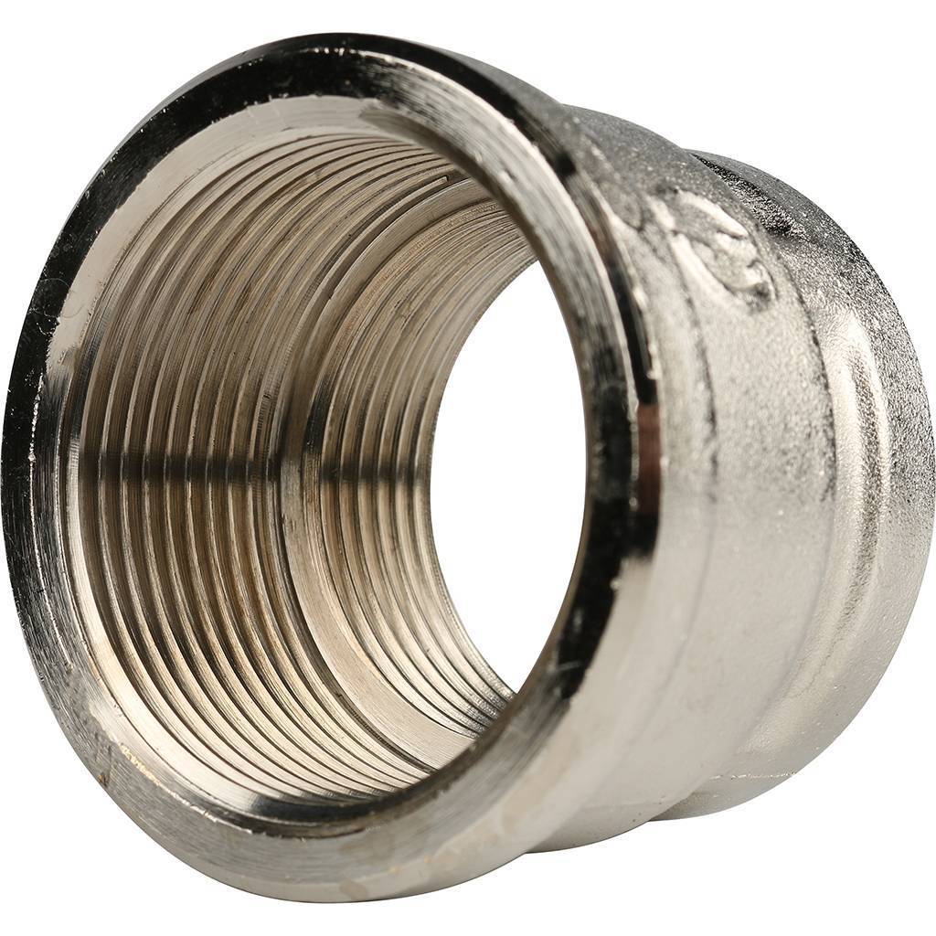 Stout Муфта ВВ переходная никелированная 1 1/2" х 1 1/4"