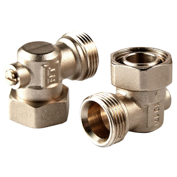 Royal Thermo Набор нижнего подключения для радиатора, угловой, раздельный 3/4ЕК х 3/4ЕК (черный)