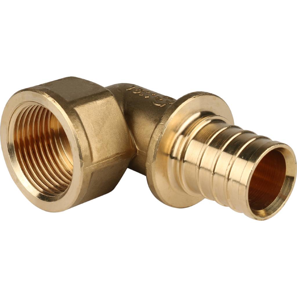 Stout Угольник-переходник с внутренней резьбой 32xG 1" для труб из сшитого полиэтилена аксиальный