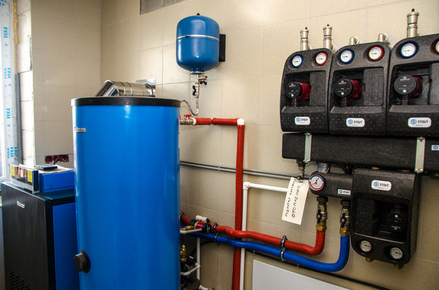 Котельная на Buderus с погодозависимой автоматикой