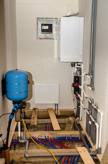 Отопление в деревянном доме, Москва (кликай, чтобы увидеть все фото)