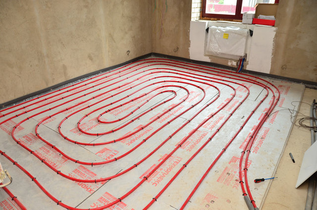 Установка системы отопления в доме, Кострома