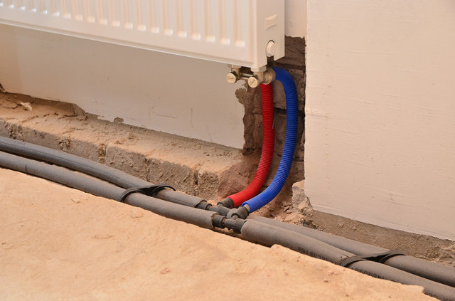 Установка системы отопления в доме, Кострома