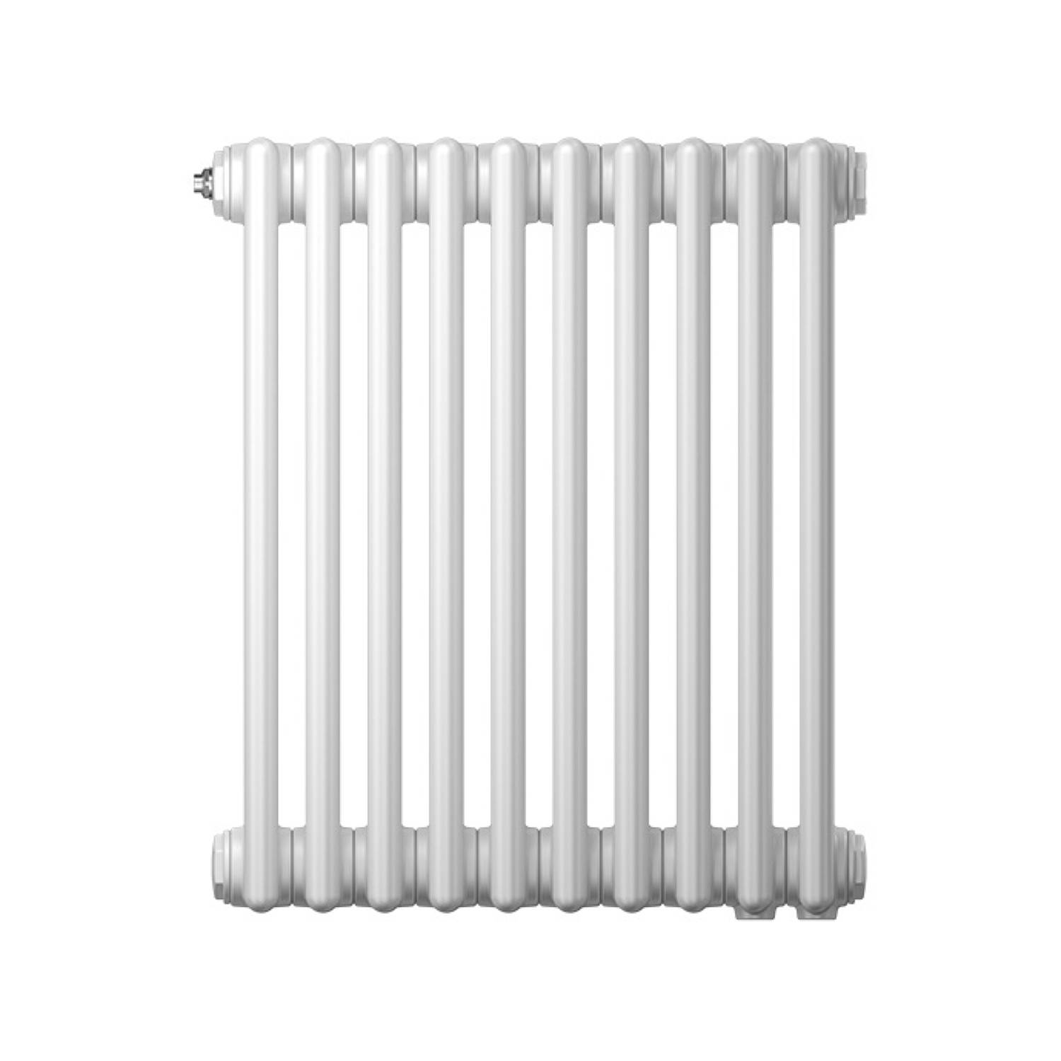 Радиатор трубчатый Zehnder Charleston 3057, 22 сек. 1/2 бок.подк. RAL9016 (кроншт.в компл)