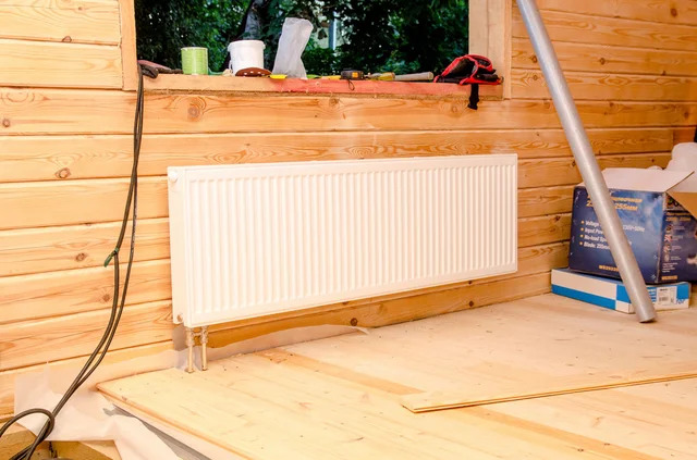 Отопление в деревянном доме, Москва (кликай, чтобы увидеть все фото)