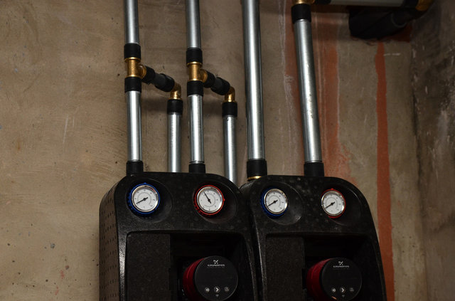 Монтаж отопления с конденсационным котом Vaillant 36 кВт в Костроме