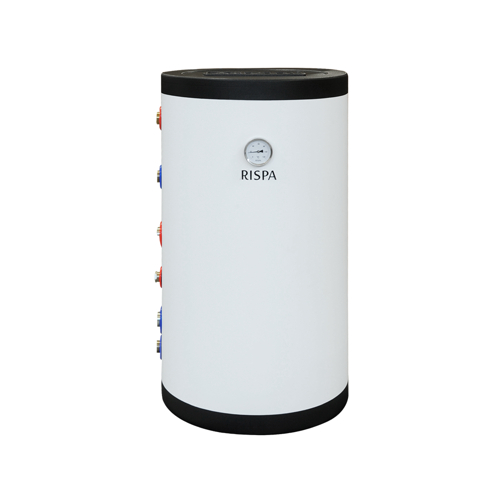 Rispa RBW-150L Бойлер настенный из нерж. стали AISI 304 (объем бака 150л, змеевик: 1.1 м2, 1.5 мм)