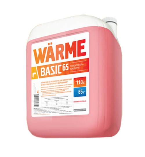 Warme Basic 65, Теплоноситель (канистра 10 кг)