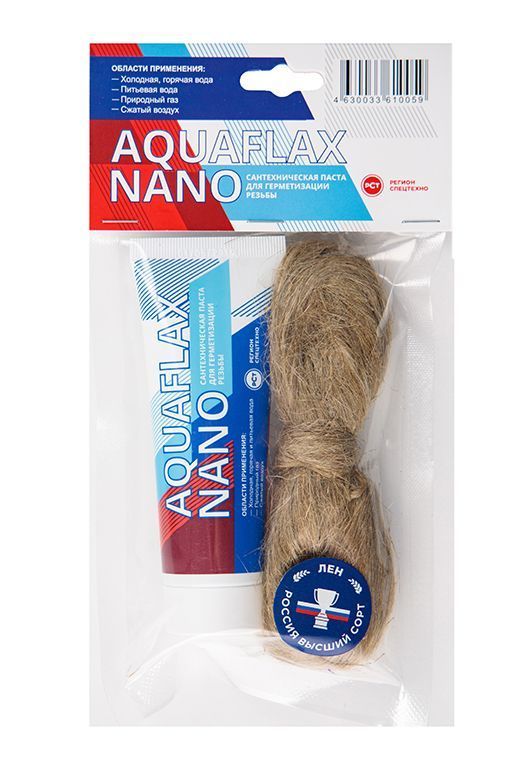 Aquaflax Nano Набор (уплот. паста 80г. + европейский лен 20г.)