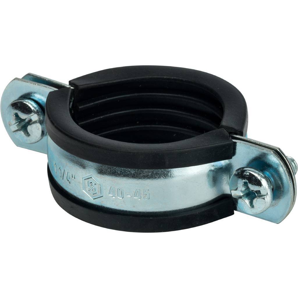 Stout Хомут для труб с гайкой 1 1/4"(40-45)