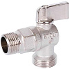 Stout Кран санитарный 1/2&quot; х 3/4&quot; шаровой угловой для стиральных машин