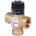 Stout Термостатический смесительный клапан для систем отопления и ГВС 3/4&quot; ВР 35-60°С KV 1,6 м3/ч