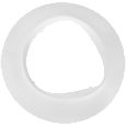 Rommer Накладка декоративная D 100 (белая)