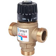 Stout Термостатический смесительный клапан для систем отопления и ГВС 3/4&quot; НР 20-43°С KV 1,6 м3/ч
