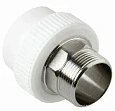 ProAqua Муфта комб. с наружной резьбой 40 х 1 1/4&quot; под ключ, полипропиленовая