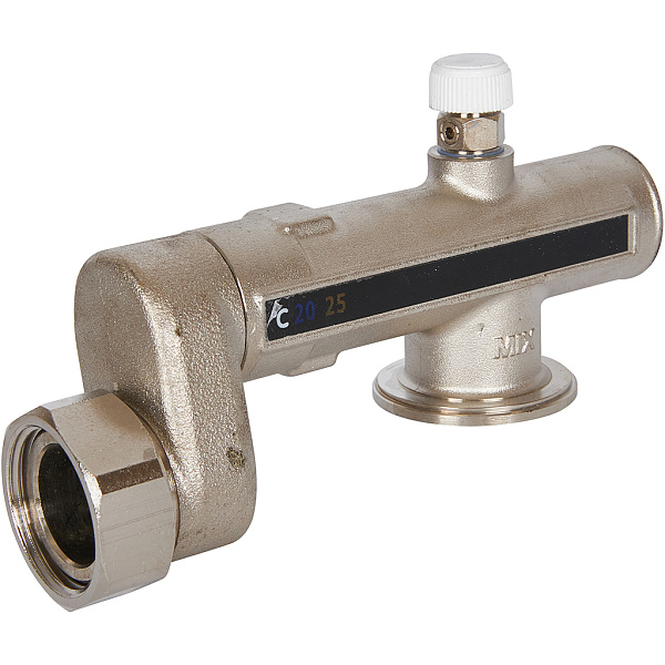 Stout Насосно-смесительный узел с термостатическим клапаном 20-55°C (без насоса) Stout Насосно-смесительный узел с термостатическим клапаном 20-55°C (без насоса)