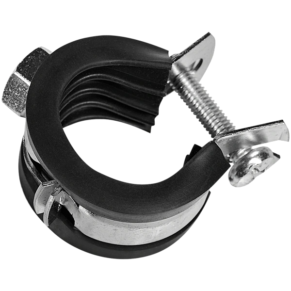 Stout Хомут для труб одновинтовой с гайкой М8 1/2"(20-24) Stout Хомут для труб одновинтовой с гайкой М8 1/2"(20-24)