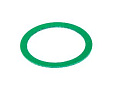 Rommer Прокладка паранитовая 1’, цвет зеленый (0.5мм)