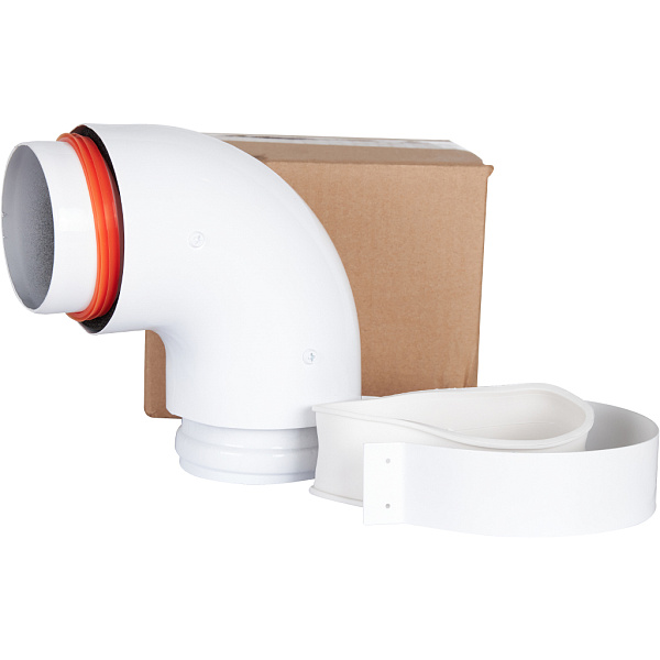 Rommer Отвод дымохода утеп. D 80/100 - 90гр Rommer Отвод дымохода утеп. D 80/100 - 90гр