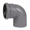 Ostendorf HT Отвод HTB 90x87° для внутренней канализации (серый)