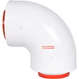 Rommer Начальный участок 90 гр. 60/100  хомут в комплекте + втулка D60 L-50