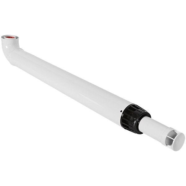 Rommer Комплект дымохода Антилёд 60/100 - 1220мм хомут в комплекте Rommer Комплект дымохода Антилёд 60/100 - 1220мм хомут в комплекте