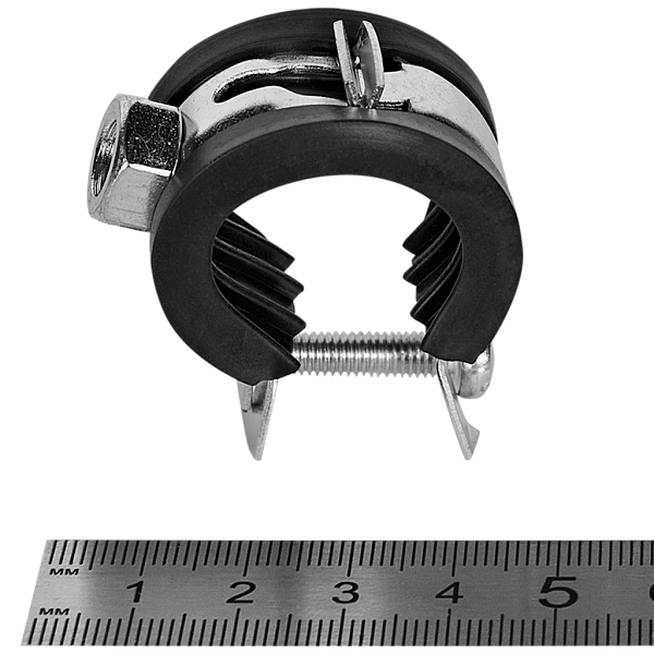 Stout Хомут для труб одновинтовой с гайкой М8 1/2"(20-24) Stout Хомут для труб одновинтовой с гайкой М8 1/2"(20-24)