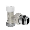 V&amp;G VALOGIN Вентиль радиаторный запорно-балансировочный, угловой 1/2&quot; х 3/4&quot;ЕК